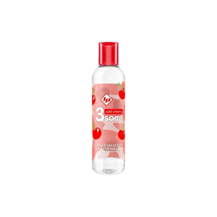 ID 3Some 3 in 1 Lick Massage Lotion Lube 118ml Passion Fruit Flavour Warming Massage Gel