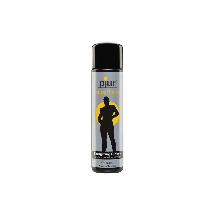 pjur superhero Energizing Glide Water-Based Lubricant with Ginkgo 100ml