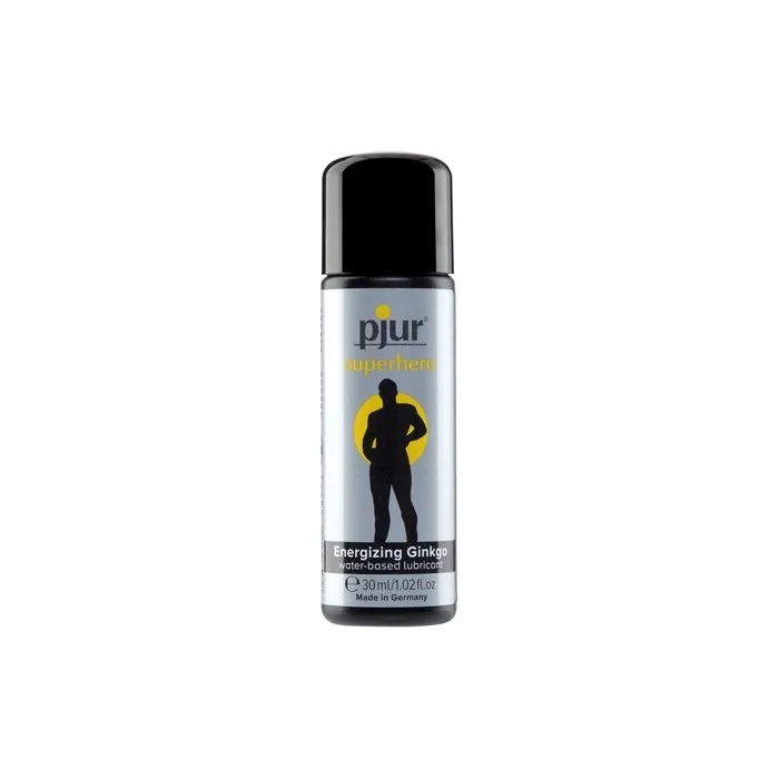 pjur superhero Energizing Glide Water-Based Lubricant with Ginkgo 30ml