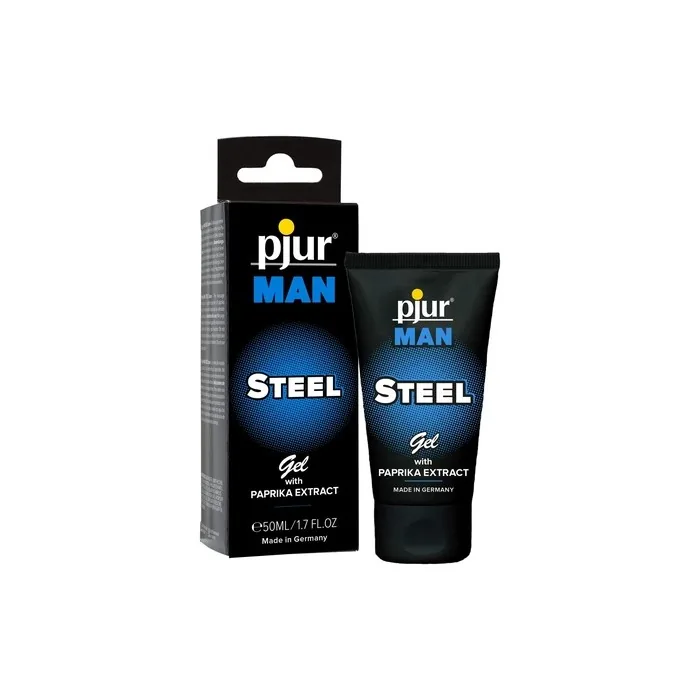 pjur MAN STEEL Gel Erection Cream with Paprika and Menthol 50ml
