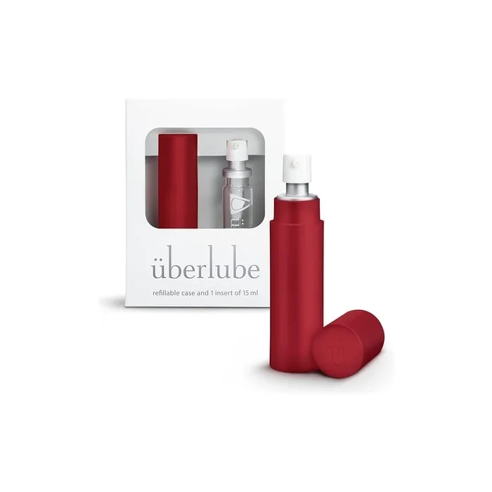 Überlube Premium Lubricant Travel Set with Vitamin E 15ml Red