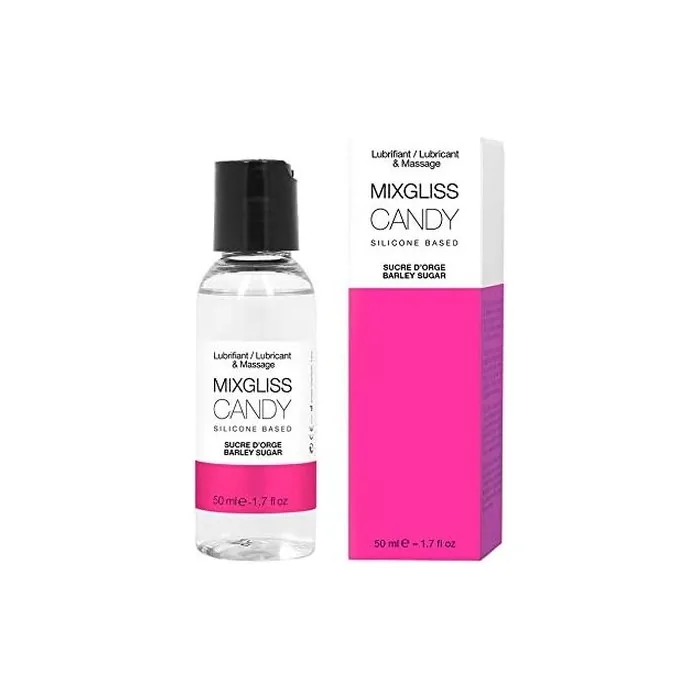 MIXGLISS CANDY Premium 2-in-1 Silicone-Based Massage Oil and Lubricant 50ml