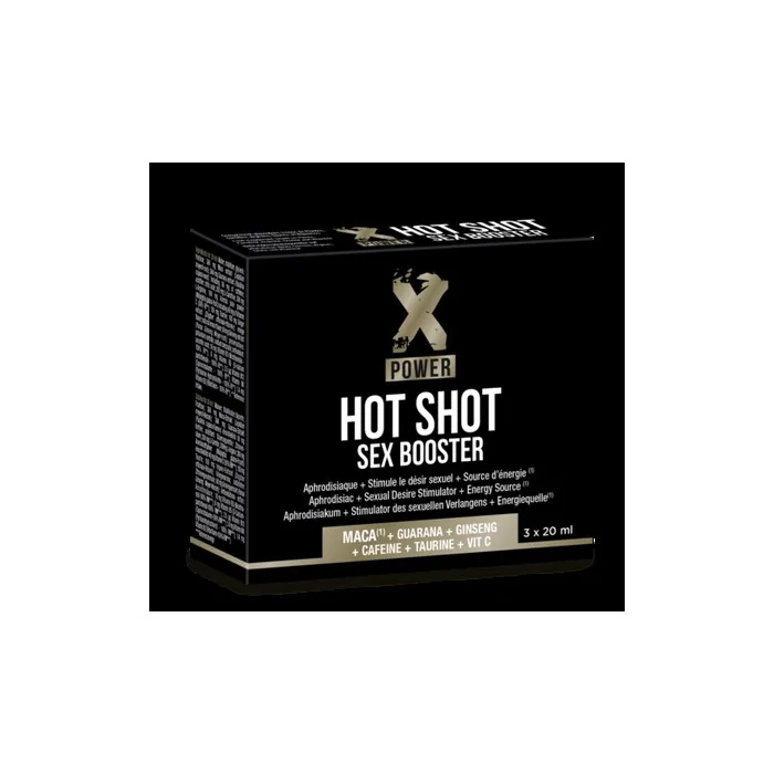 X POWER Hot Shot Sex Booster 20ml - Pack of 3