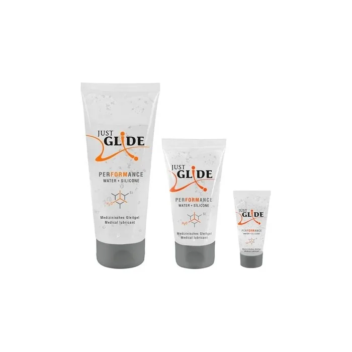 Just Glide Performance Water & Silicone Based Hybrid Anal Lubricant