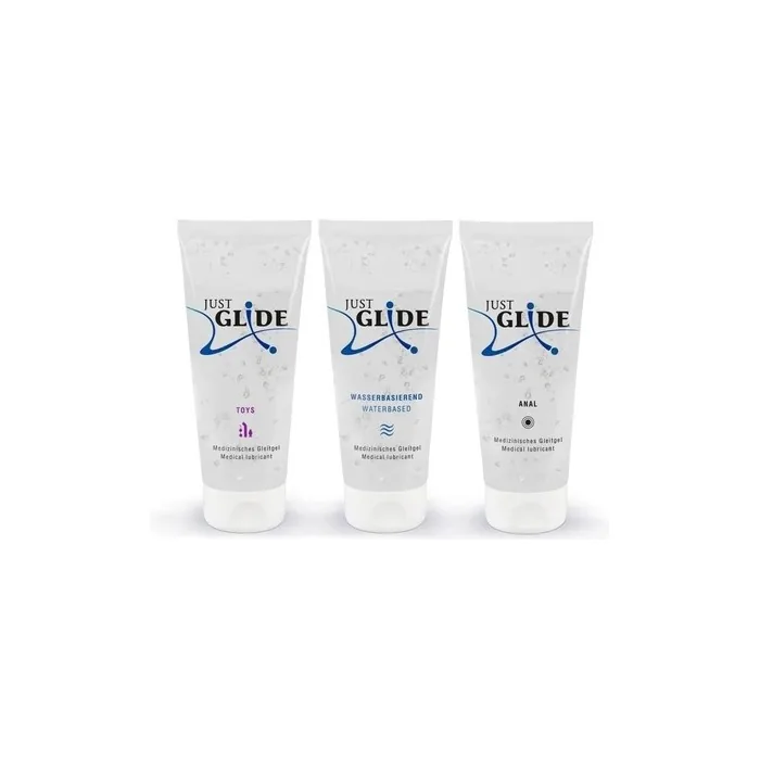 Just Glide Strawberry Lubricant 3x200ml Pack Of 3
