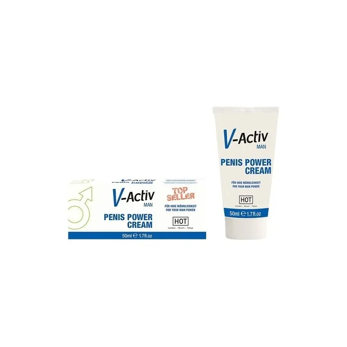HOT V-Activ Penis Power Cream for Men 50ml