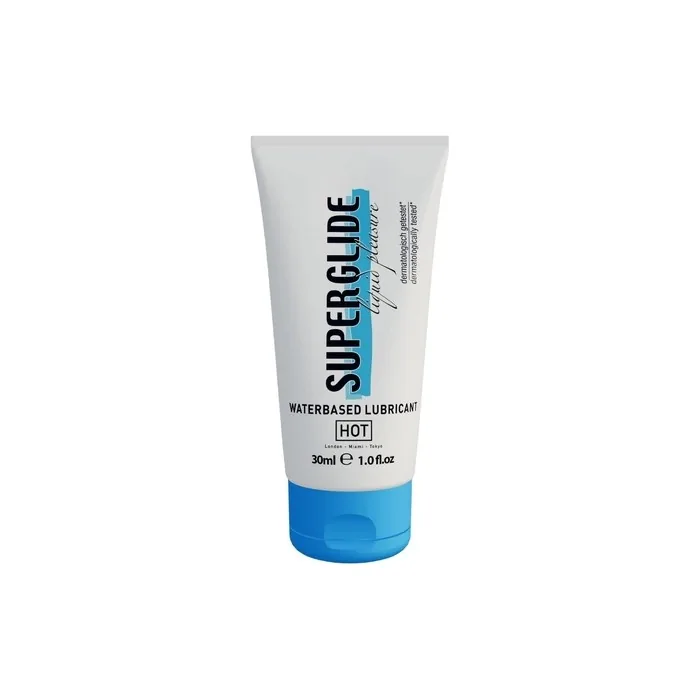 HOT Superglide Liquid Pleasure Waterbased Lubricant 30ml Transparent