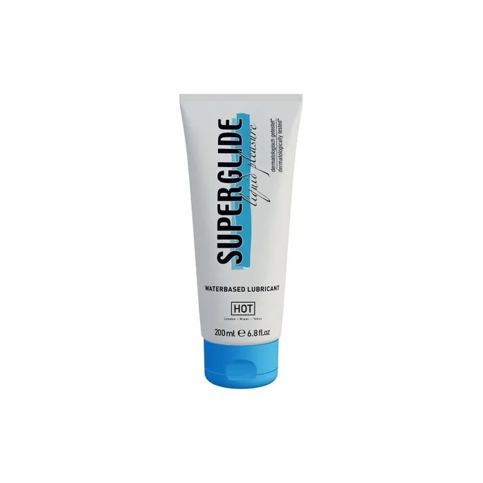 HOT Superglide Waterbased Lubricant 200ml Clear