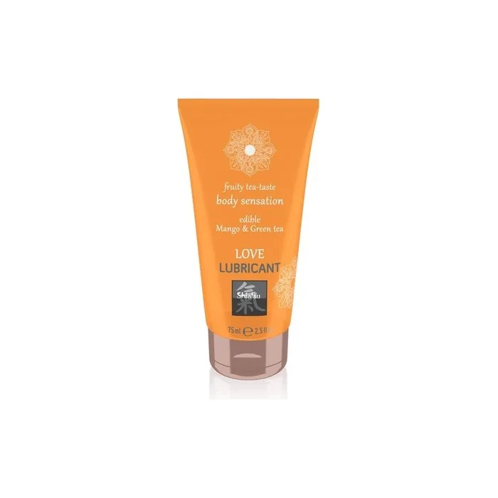 SHIATSU Edible Water-Based Lubricant with Exquisite Mango & Green Tea Flavor 75ml