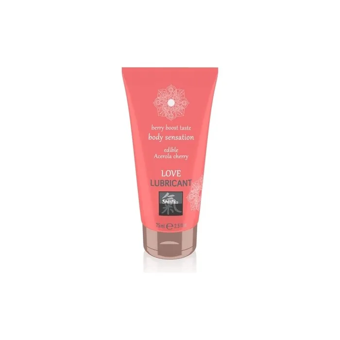 SHIATSU Edible Water-Based Lubricant with Exquisite Acerola Cherry Flavor 75ml