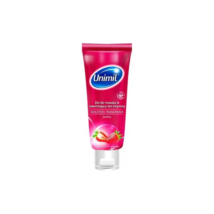 Unimil Luscious Sensual Massage Gel Juicy Strawberry 200ml