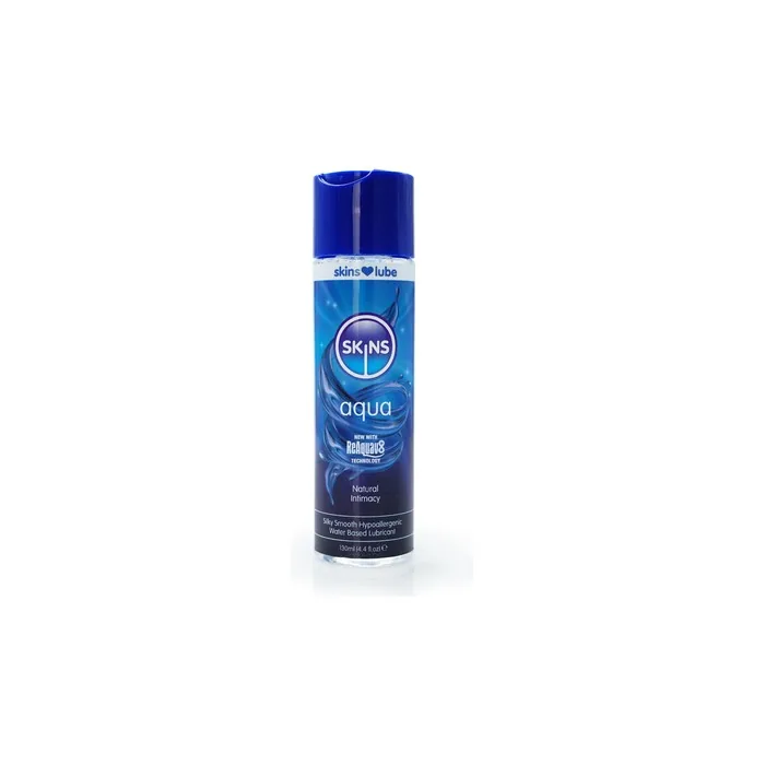 Skins Aqua Water Based Lubricant 44 Fluid Ounces 130 Milliliters