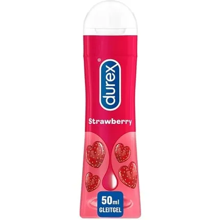 Durex Sweet Strawberry Lubricant and Sensual Gel with Strawberry Flavor 50ml