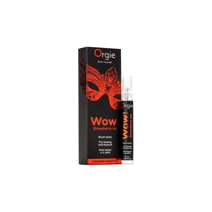 Orgie Wow! Strawberry Ice Mouth Spray 10ml - Cooling Effect