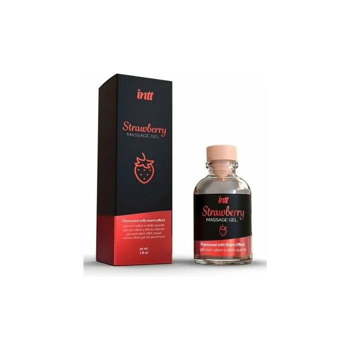Kissable Strawberry Massage Gel with Warming Effect 30ml