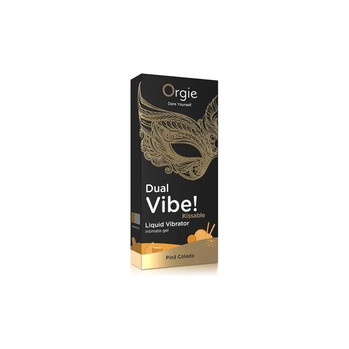 Orgie Dual Vibe Edible Liquid Vibrator Pina Colada 15 Ml