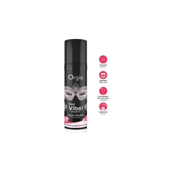 Strawberry Gin Tonic Flavored Kissable Intimate Arousal Gel