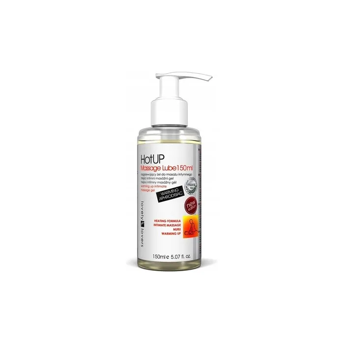 Lovely Lovers Hot Up Massage Lube Warming Intimate Gel For Massage 150ml