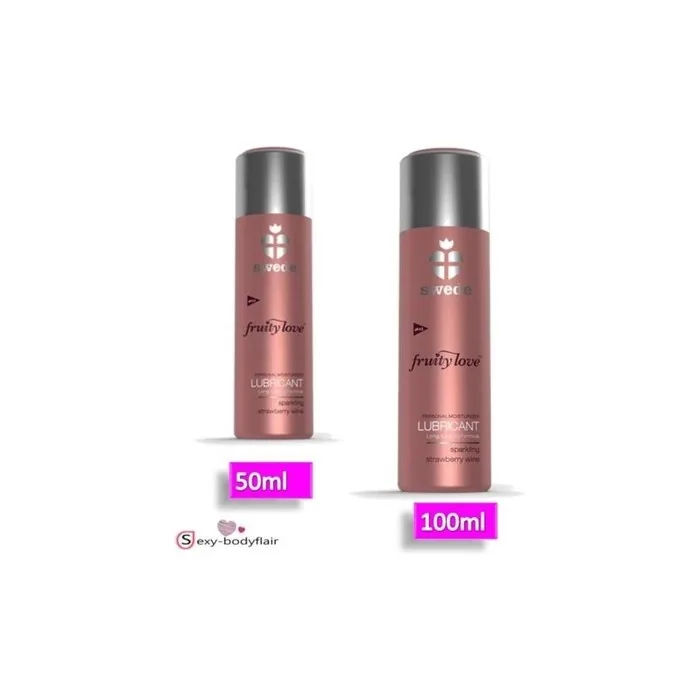 Swede Strawberry Sparkling Wine Lubricant Condoms 50ml