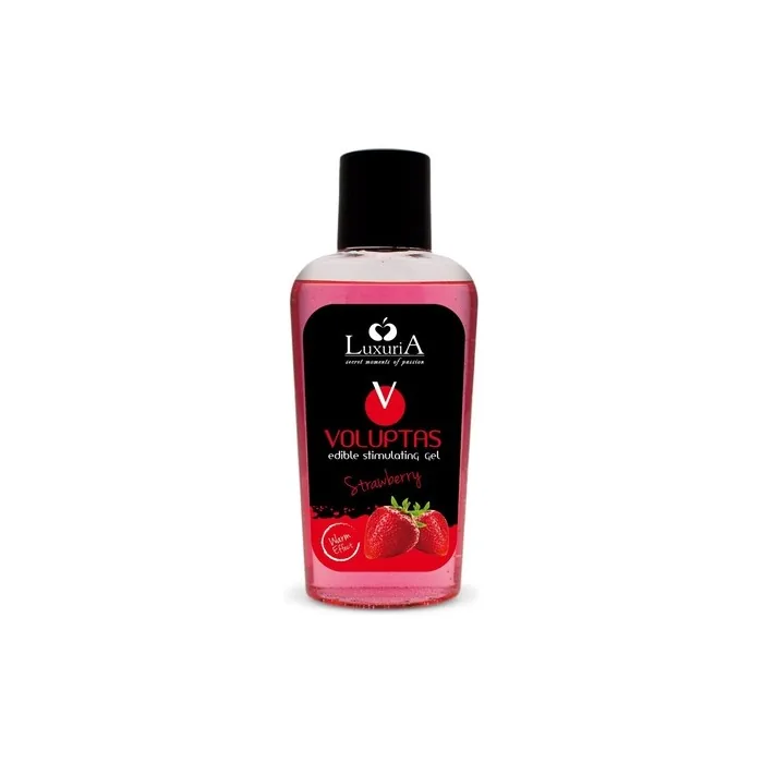 Luxuria Strawberry Voluptas Edible Warming Stimulating Gel 100ml