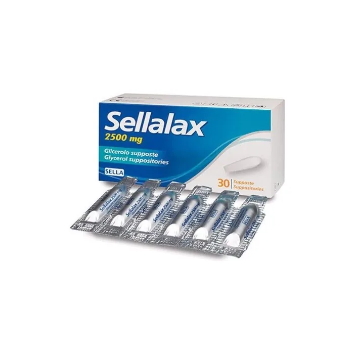 Saddle Sellalax 2500mg Glycerol Suppositories