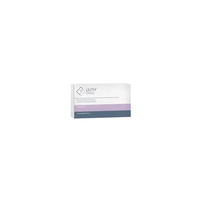 Uniderm Farmaceutici Lilith Ovules For Vaginal Dryness And Lesions 6 Ovules