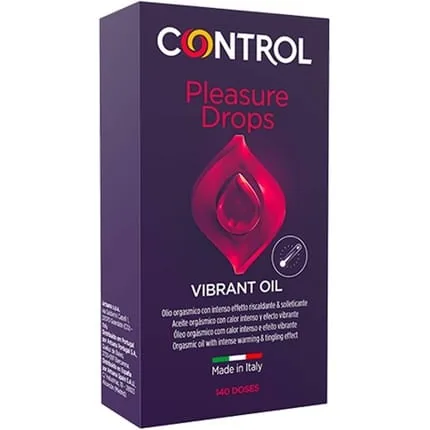 CONTROL VIBRANT OIL Orgasmic Oil with Warming and Stimulating Effect 100% Made in Italy