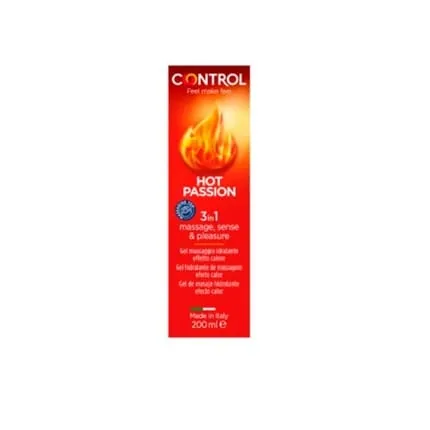 Control Pikdare Control Hot Passion Massage Gel 3 In 1 200 Ml