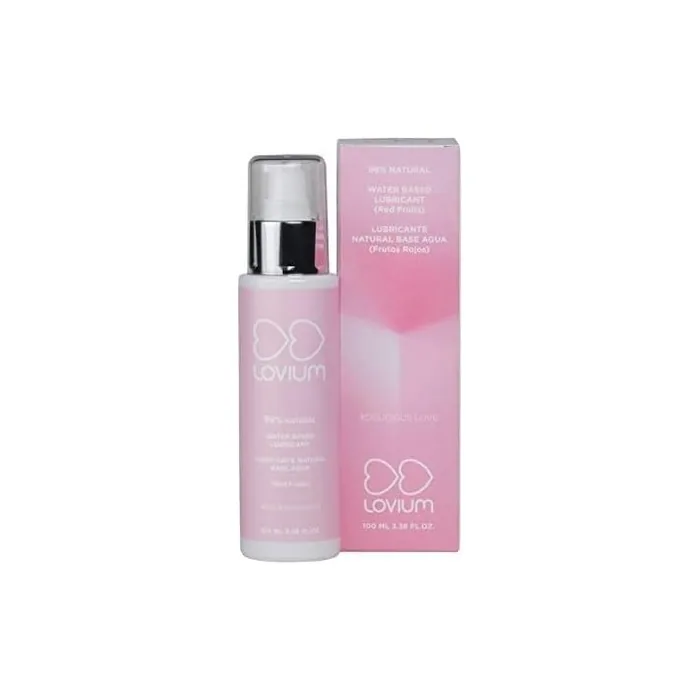 LOVIUM Water-Based Lubricant 98% Natural & Fragrance-Free 100ml