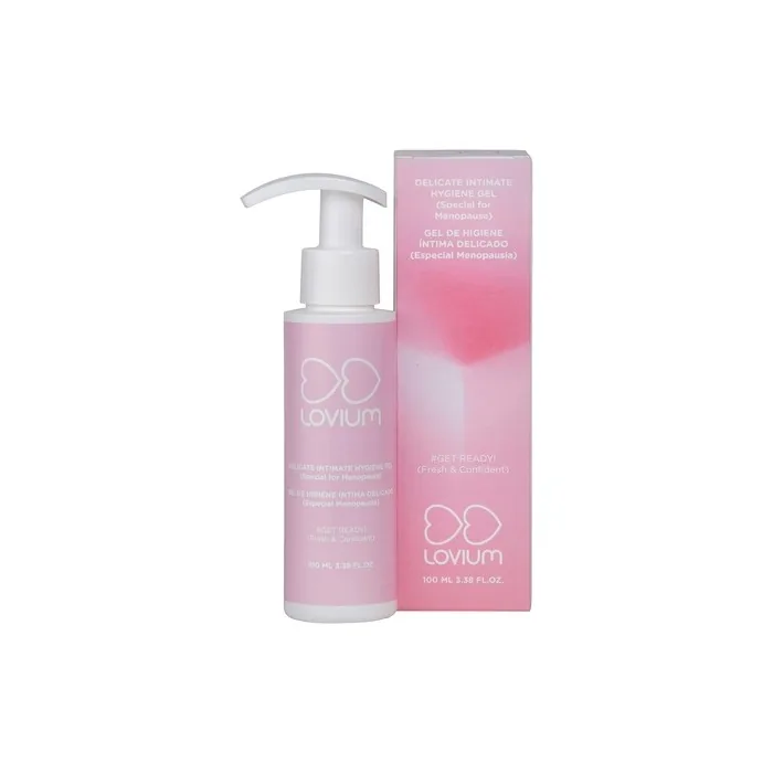 Lovium Intimate Gel For Women Special Menopause Vaginal Hygiene Enriched With Aloe Vera Parabenfree Intimate Soap For Odor Elimination And Itch Relief 100ml