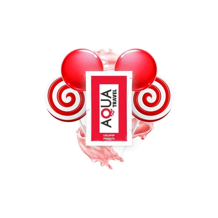 Aqua Travel Waterbased Lubricant With Lollipop Flavor 6 Ml