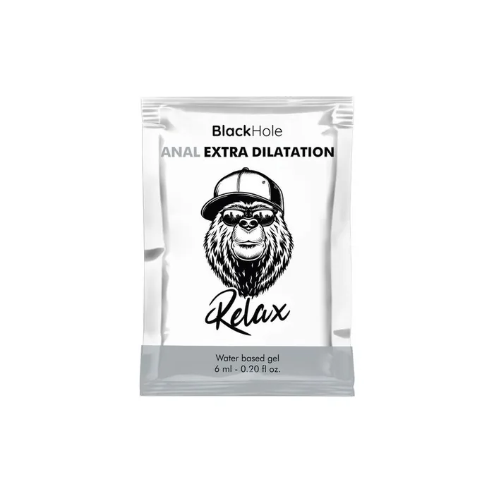 Black Hole Anal Relax Cream Gel Fisting Lube Sex Extra Dilation Sachet Water 6ml