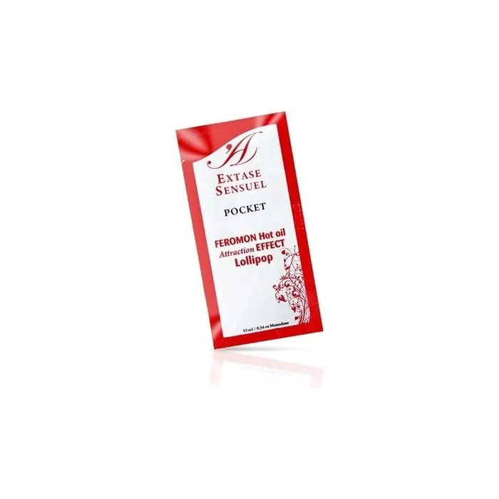 Sensual Ecstasy Massage Oil With Heat Effect And Pheromones Lollipop 10ml
