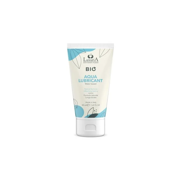 Intimateline Luxuria Bio Aqua Lubricant Gel Organic Waterbased With Natural Extracts Deep Hydration 50 Ml