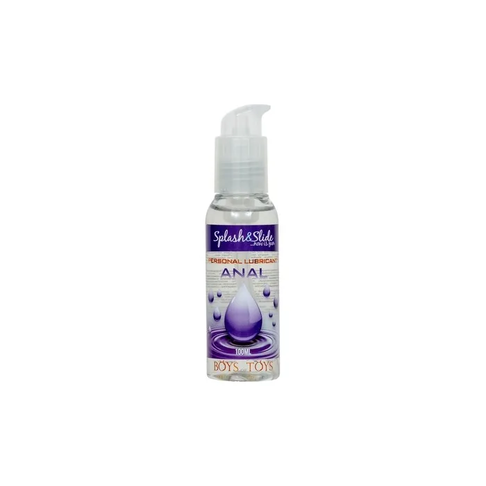 B Series Health Splash & Slide Personal Lubricant - 100ml Water-Based Anal Lubricant
