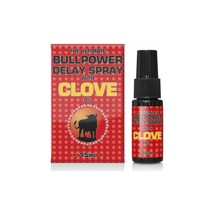 Bull Power Delay Spray with Clove Oil for Men 15ml