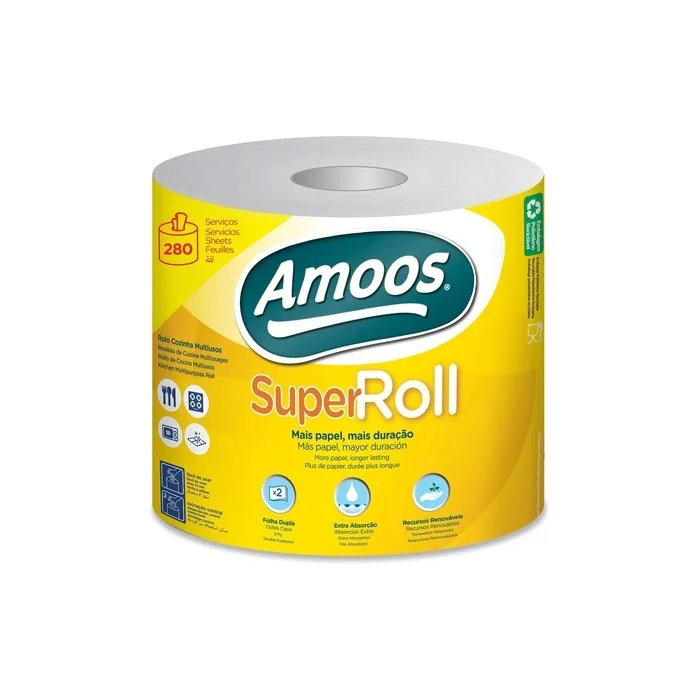 AMOOS Multi-Purpose Cellulose Roll 2 Layers 70m x 22cm Embossed