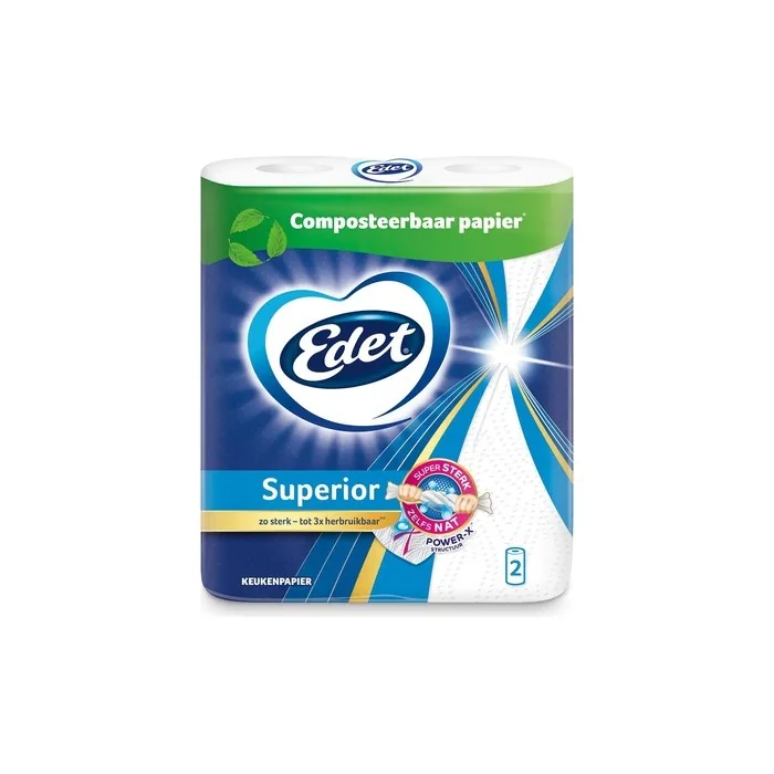 Edet Kitchen Roll Superior - 2 Rolls