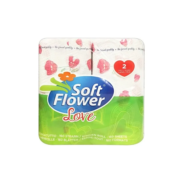Soft Flower 2 Absorbent Paper Towel