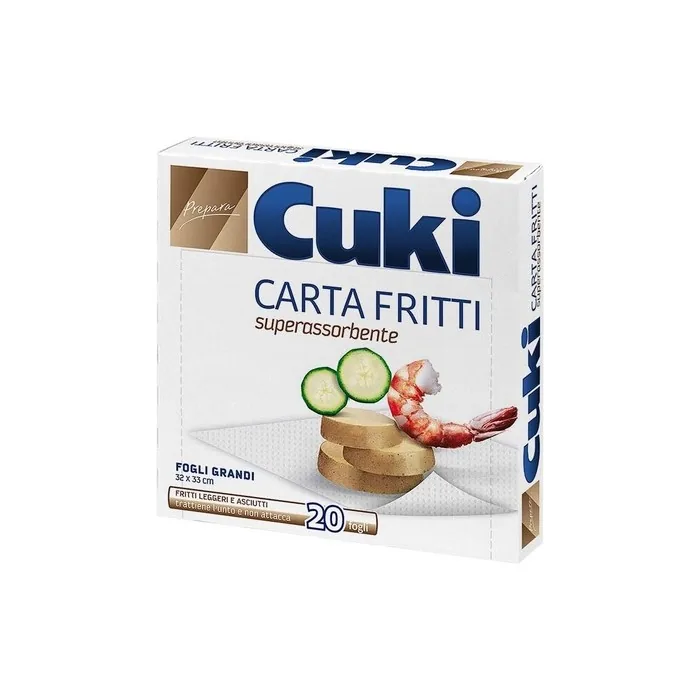 Cuki - Paper Fry Basket Super Absorbent 32 X 33 Cm - 4 Packs Of 20