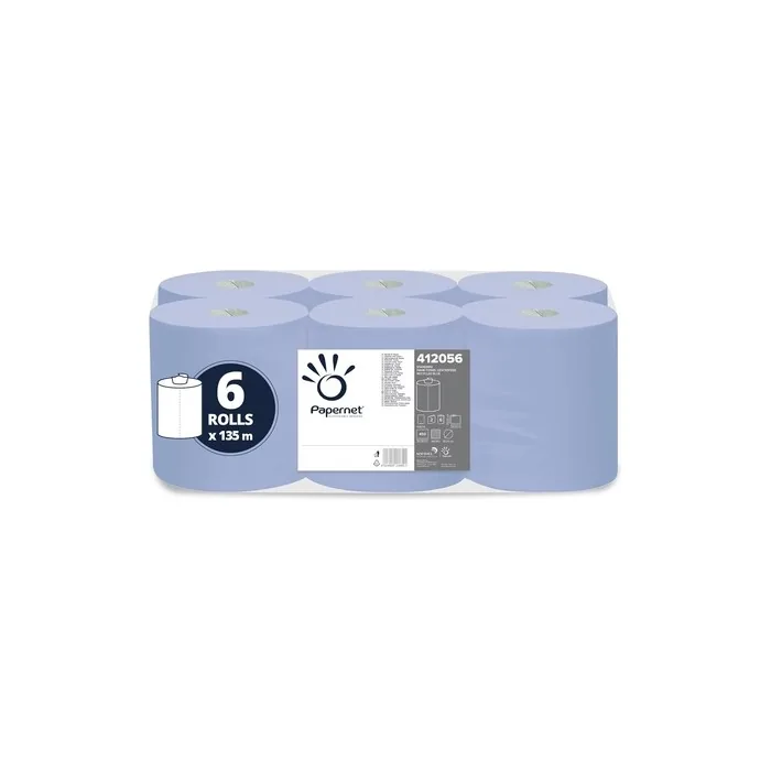 Papernet Roll Towel 2-Ply Blue - Pack of 6