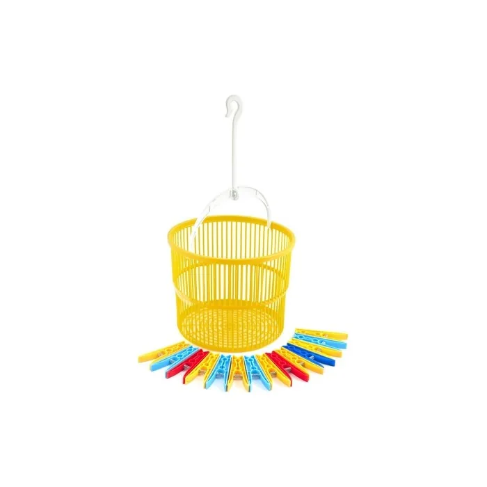 Tontarelli 15 Clothespin Basket