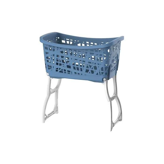 Bama Stand Up Laundry Basket with Legs 60.5 x 40 x 68.5 cm Assorted Colors