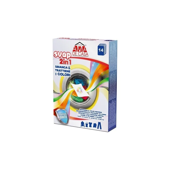 Ama De Casa 2 In 1 Cloth 14 Pieces White And Color Retaining Gold
