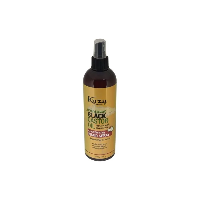 Kuza Naturals Jamaican Black Castor Oil Conditioning Braid Spray 354ml