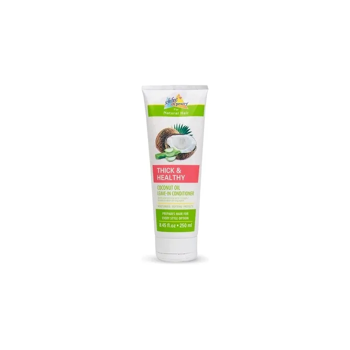 Sofn'Free n'Pretty Thick & Healthy Coconut Oil Leave-in Conditioner for Curly Hair 8.45 Fl Oz