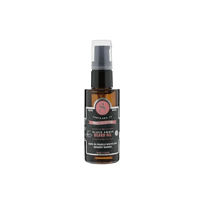 Suavecito Premium Blends Beard Oil Leavein Conditioner For Softening Hair Hydrating Skin Eliminating Dandruff Healthy Growth Black Amber Fragrance 1 Fl Oz