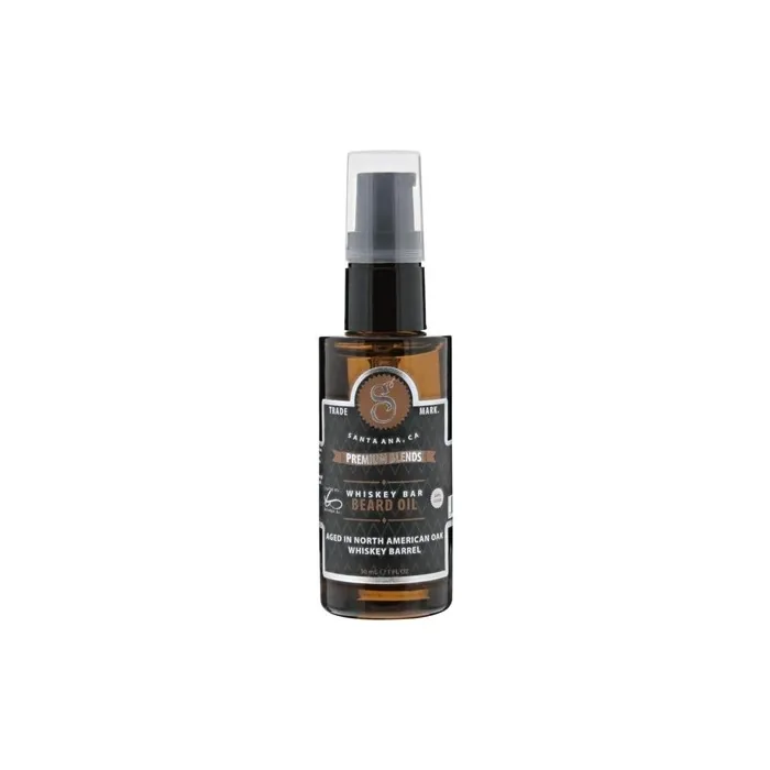 Suavecito Premium Blends Beard Oil Leavein Conditioner For Softening Hair Hydrating Skin Eliminating Dandruff Healthy Growth Whiskey Bar Fragrance 1 Fl Oz