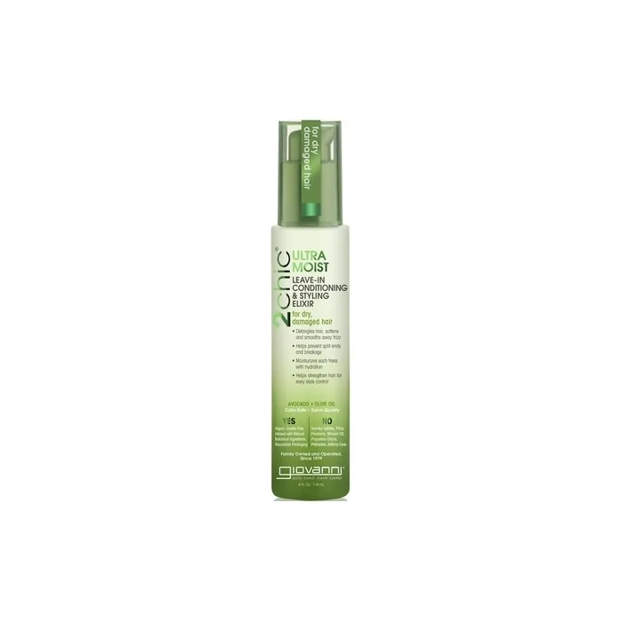 Giovanni Ultra-Moist Leave-In Conditioning & Styling Elixir - 118ml