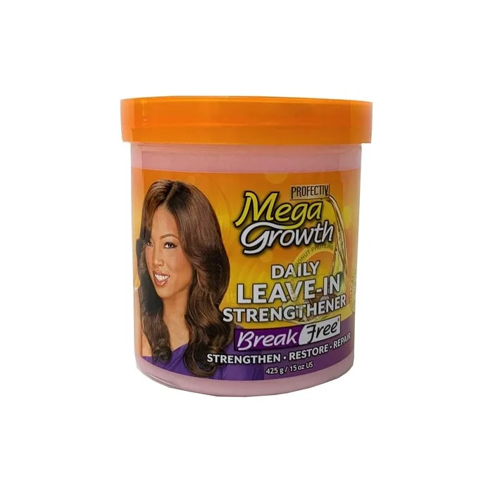 Mega Growth Break Free Daily Leave-In Strengthener 15oz - Restore and Repair Damaged Hair
